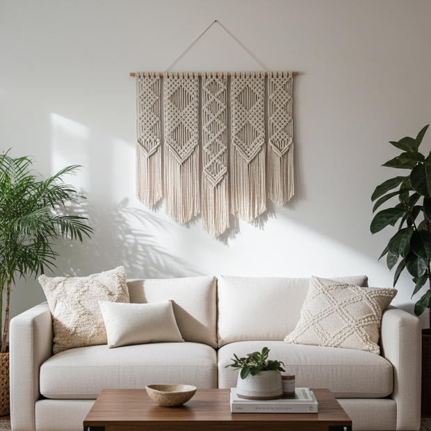 Large Boho Wall Hanging - Oltina 120cm
