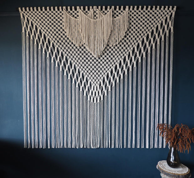 Large Macrame Wall Hanging/Room Divider – Filorina 200x220cm