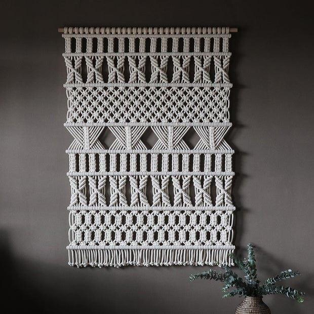 Large Modern Macrame Wall Hanging Beth 100x140cm - Wall Hanging for Living Room or Bedroom