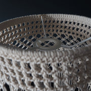 Macrame Boho Lampshade Natural - Crista - The Knotted Touch