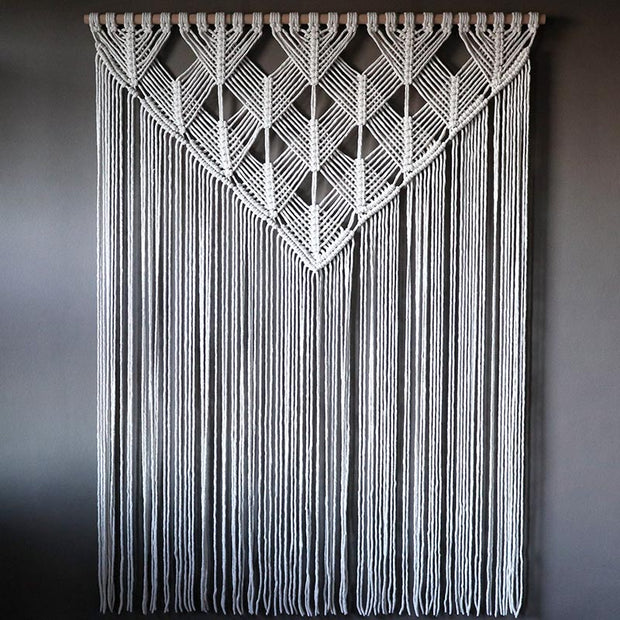 extra large macrame wall hanging divider lillie