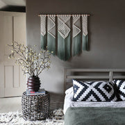 Ombre Green Macrame Wall Hanging