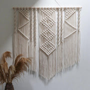 Large Macrame Wall Hanging - Pataki 120x130cm The Knotted Touch