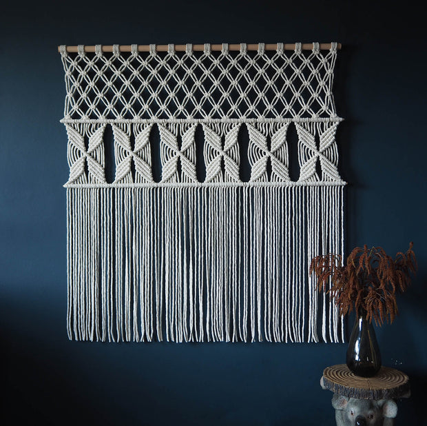 Macrame Curtain/Wall Hanging - Roleta 1200mm