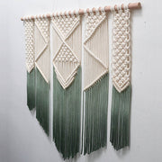 Macrame Wall Hanging Ombre Green