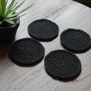 Boho Coasters – Set of 4 - Kona Black